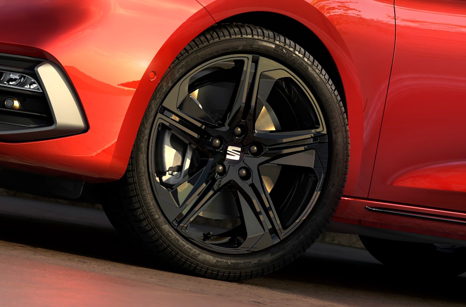 Glossy Black 18&rdquo; Alloy Wheels