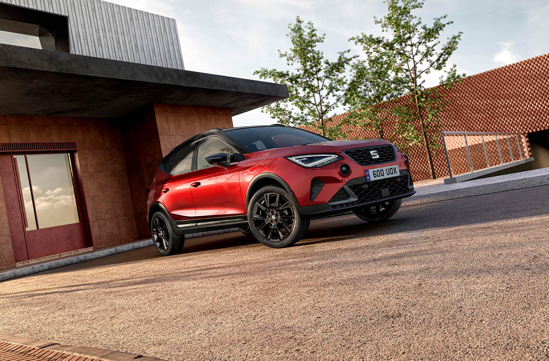 Bright Exterior. Black Details